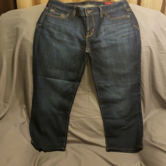 X2 QUALITY DENIM JEANS CAPRIS - Picture 1 of 8